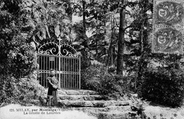 Iconographie - Melay - La grotte de Lourdes