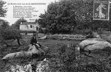 Iconographie - Le moulin et le lac de la Gourandière