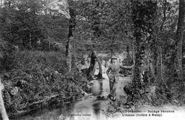 Iconographie - Bocage vendéen - L'Asson (rivière à Melay)