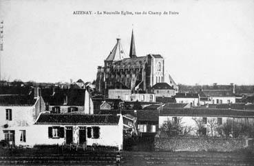 Iconographie - La nouvelle église, vue du champ de foire