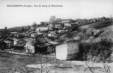 Iconographie - Vue du bourg de Mouchamps