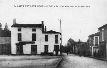 Iconographie - La place et la route de Sainte-Cécile