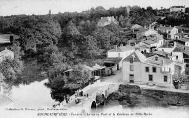 Iconographie - Le vieux pont et le château de Belle-Roche