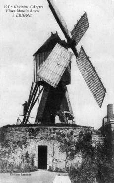 Iconographie - Vieux moulin à vent à Erigné