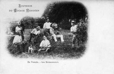 Iconographie - Souvenir du Bocage Vendéen - En Vendée - Les moissonneurs