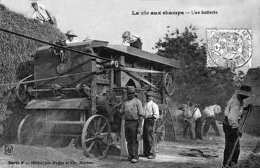 Iconographie - La vie aux champs - Une batterie