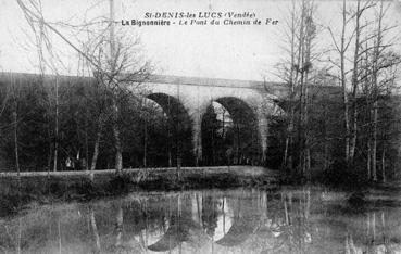 Iconographie - La Bignonnière - Le pont du chemin de fer