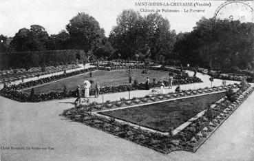 Iconographie - Château de Puitesson - Le parterre