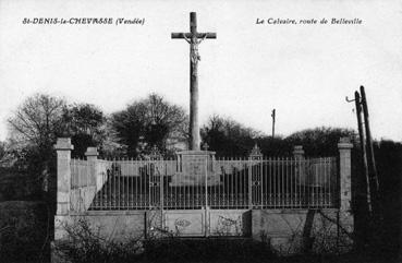 Iconographie - Le calvaire, route de Belleville