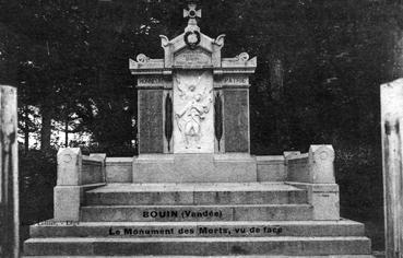 Iconographie - Le monument des Morts, vue de face