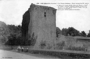 Iconographie - Le vieux château - Tour carrée du XIe siècle
