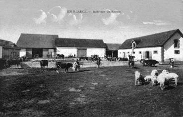 Iconographie - En Bauce - Intérieur de ferme