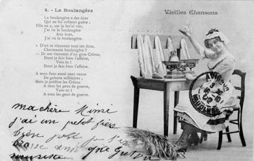 Iconographie - Vieilles chansons - La boulangère