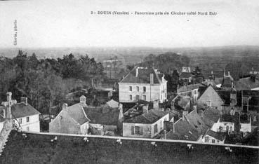 Iconographie - Panorama pris du clocher (côté nord-est)