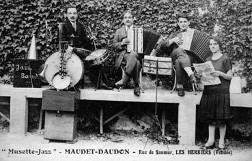 Iconographie - "Musette-jazz" - Maudet-Daudon - Rue de Saumur