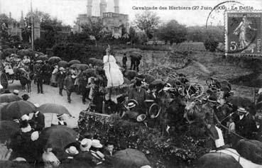 Iconographie - Cavalcade des Herbiers 27 juin 1909) - Le défilé