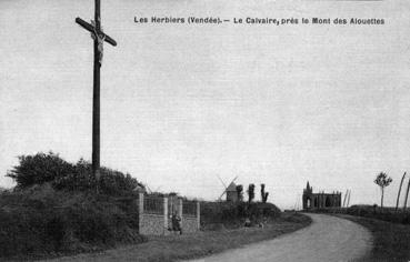 Iconographie - Le calvaire, près le Mont des Alouettes