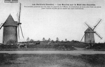 Iconographie - Les moulins sur le Mont des Alouettes