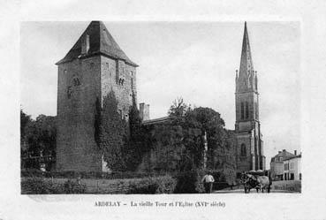 Iconographie - La vieille tour et de l'église (XVIe siècle)