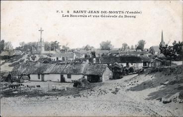 Iconographie - Les bourines et vue générale du bourg