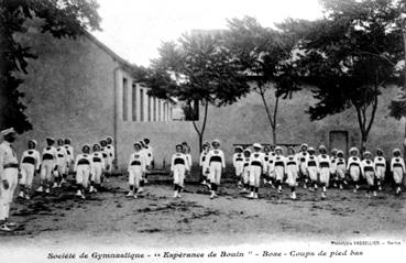 Iconographie - Société de gymnastique "Espérance de Bouin" - boxe