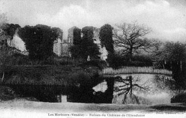 Iconographie - Ruines du château de l'Etenduère