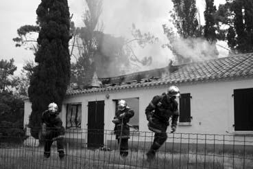 Iconographie - L'incendie de la maison du moulin de la Belle Etoile