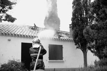 Iconographie - L'incendie de la maison du moulin de la Belle Etoile