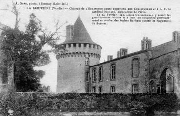 Iconographie - Château de l'Echasserie ayant appartenu aux Charbonneau et,