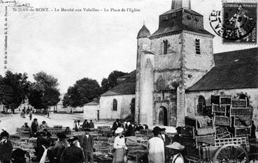 Iconographie - Le marché aux volailles - La place de l'Eglise