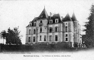 Iconographie - Le château de Salidieu, côté du parc