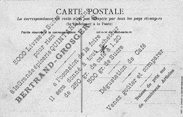 Iconographie - Carte de réduction Bertrand-Grosger