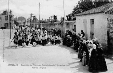 Iconographie - Procession du pèlerinage eucharistique (1er septembre)