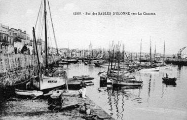 Iconographie - Port des Sables-d'Olonne vers la Chaume