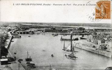 Iconographie - Panorama du port - Vue prise de la Chaume