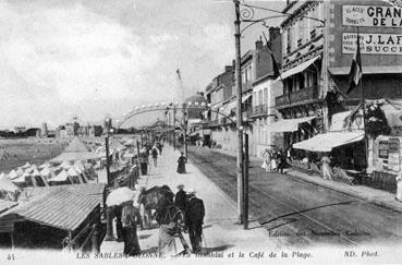 Iconographie - Le remblai et le café de la Plage