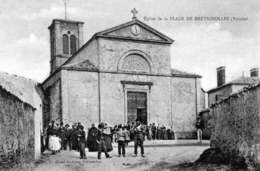 Iconographie - L'église de la plage de Brétignolles