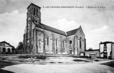 Iconographie - L'église et la place