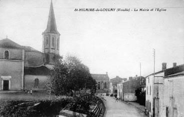 Iconographie - La mairie et l'église