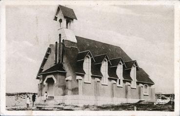 Iconographie - Plage des Demoiselles - L'église Sainte Thérèse