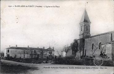 Iconographie - L'église et la place