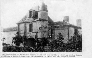 iconographie - Château de Pont-de-Vie où s'est tenu en 1793, le 4 août un célèbre synode