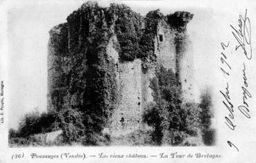 Iconographie - Le vieux château - La tour de Bretagne