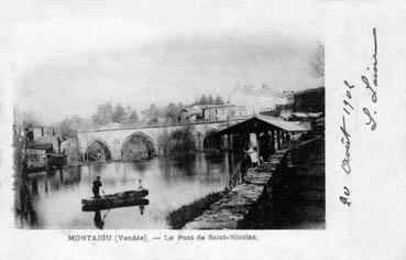 Iconographie - Le pont de Saint-Nicolas