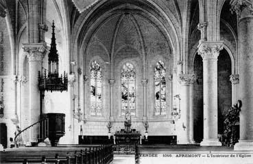 Iconographie - L'intérieur de l'église