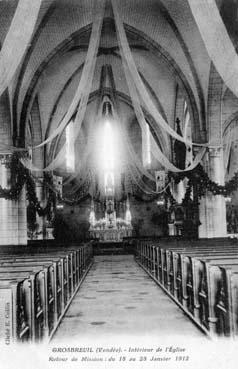 Iconographie - Intérieur de l'église