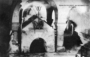 Iconographie - Eglise St-Philbert de Noirmoutier - La crypte
