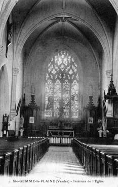 Iconographie - Intérieur de l'église