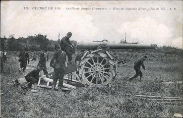 Iconographie - La Grande Guerre 1914-15 - Artillerie lourde française