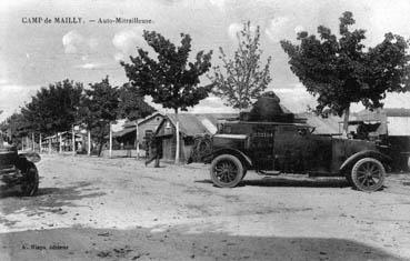 Iconographie - Camp de Mailly - Auto-mitrailleuse